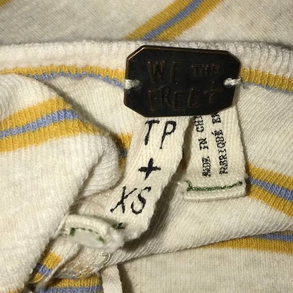 Free People Snow Heath Garden Sleeveless Striped Tunic Top - Picture 10 of 11